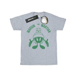 Looney Tunes Womens/Ladies Marvin The Martian Large Head Cotton Boyfriend T-Shir